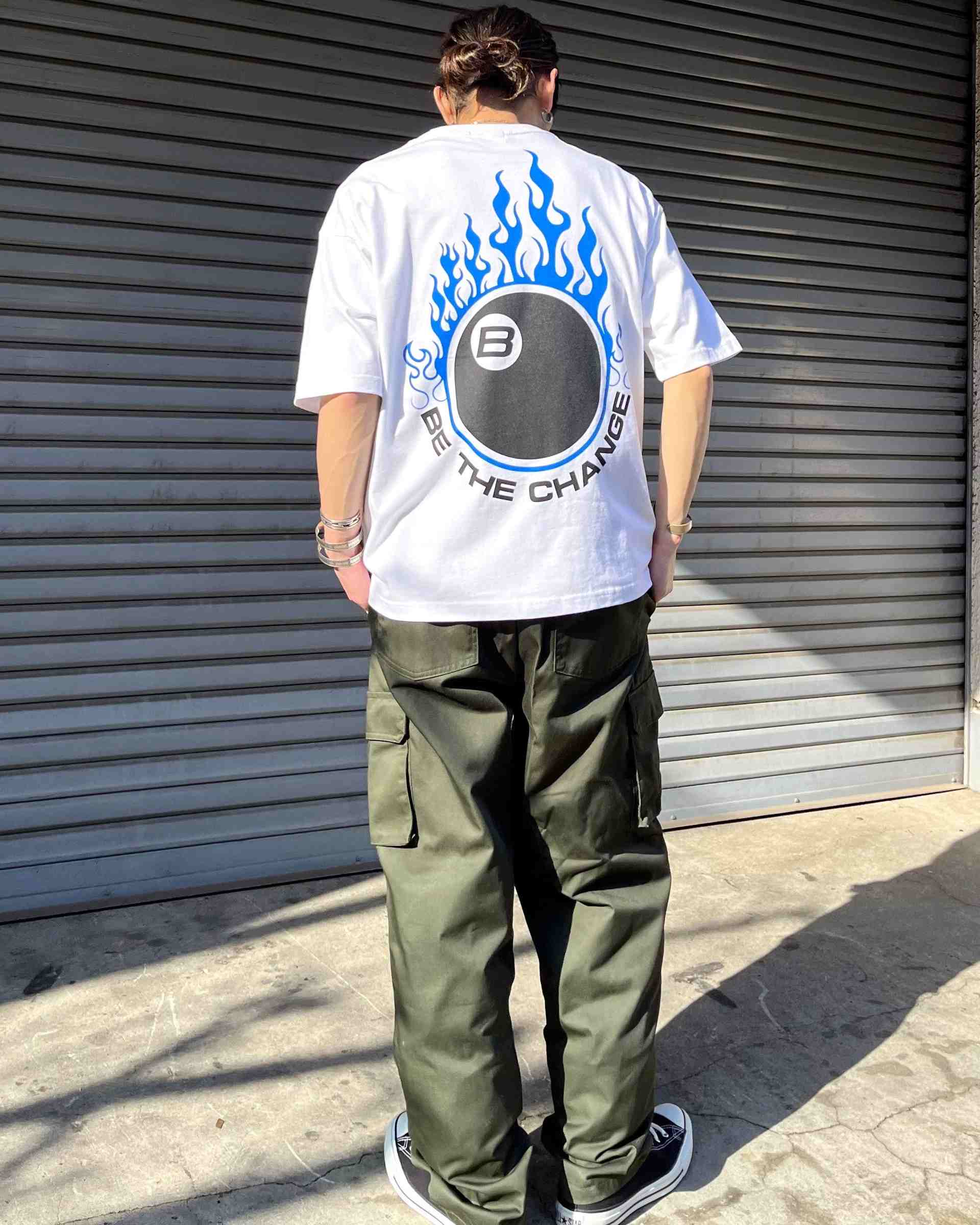 スピリトーゾ Spiritoso ビリヤード両面プリント ビッグシルエットTシャツ