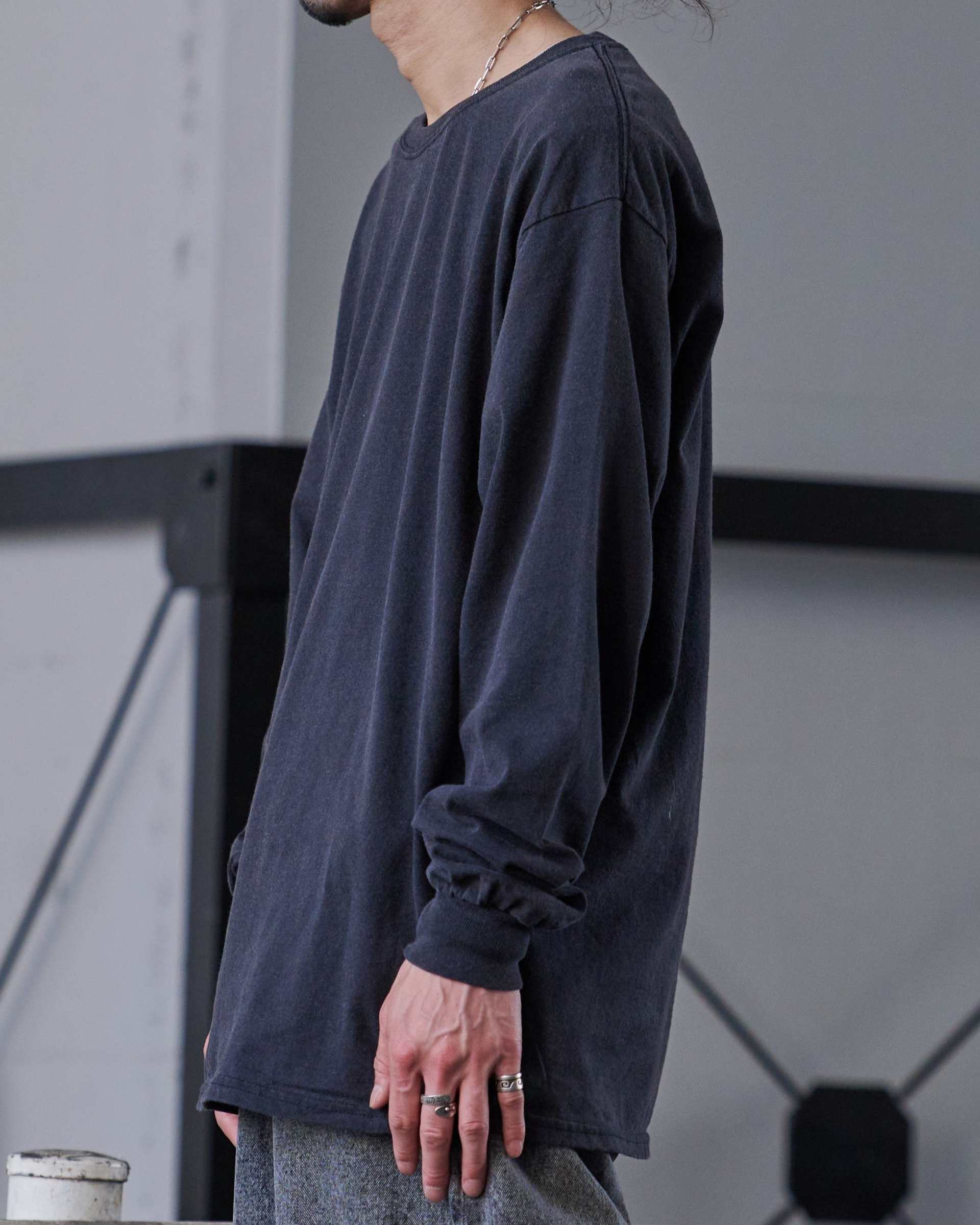 スピリトーゾ Spiritoso GILDAN 洗い加工 ヴィンテージ風ロンT