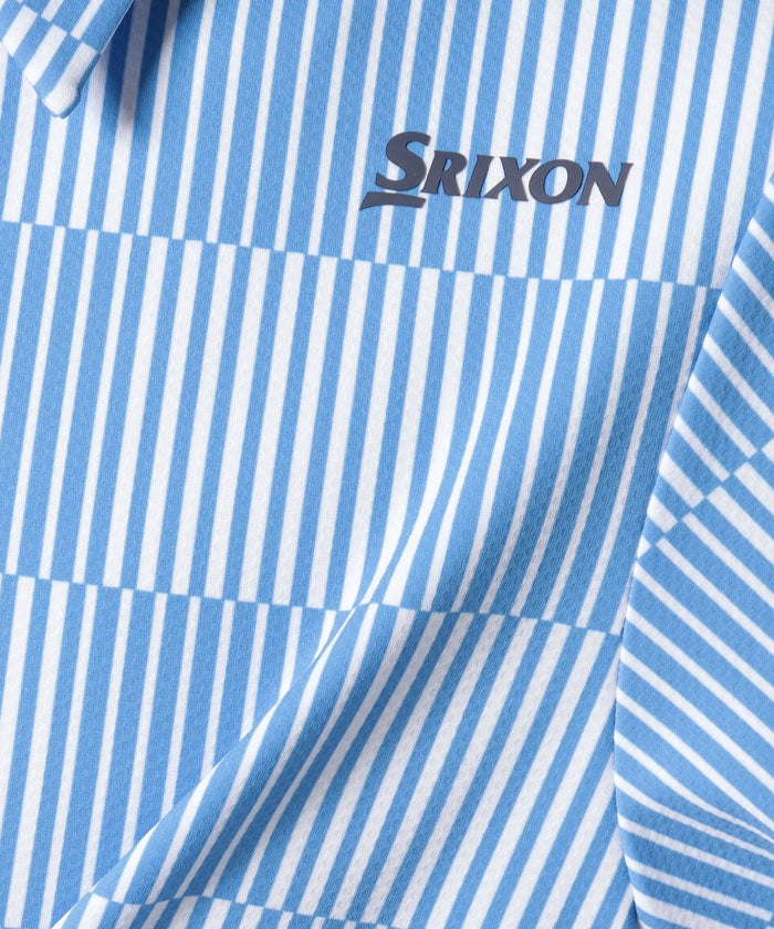 スリクソン SRIXON 【松山英樹プロ着用】ブロックストライププリント長袖シャツ