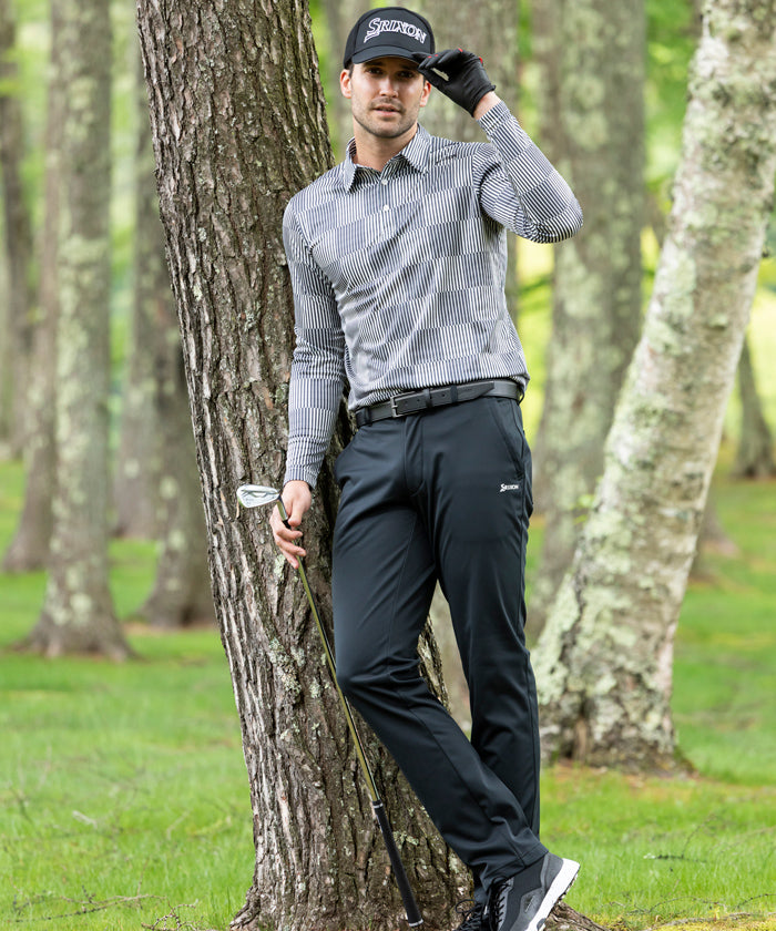 スリクソン SRIXON 【松山英樹プロ着用】ブロックストライププリント長袖シャツ