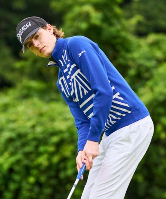 斯瑞克森 SRIXON 【松山專業共同開發】拉鍊上衣