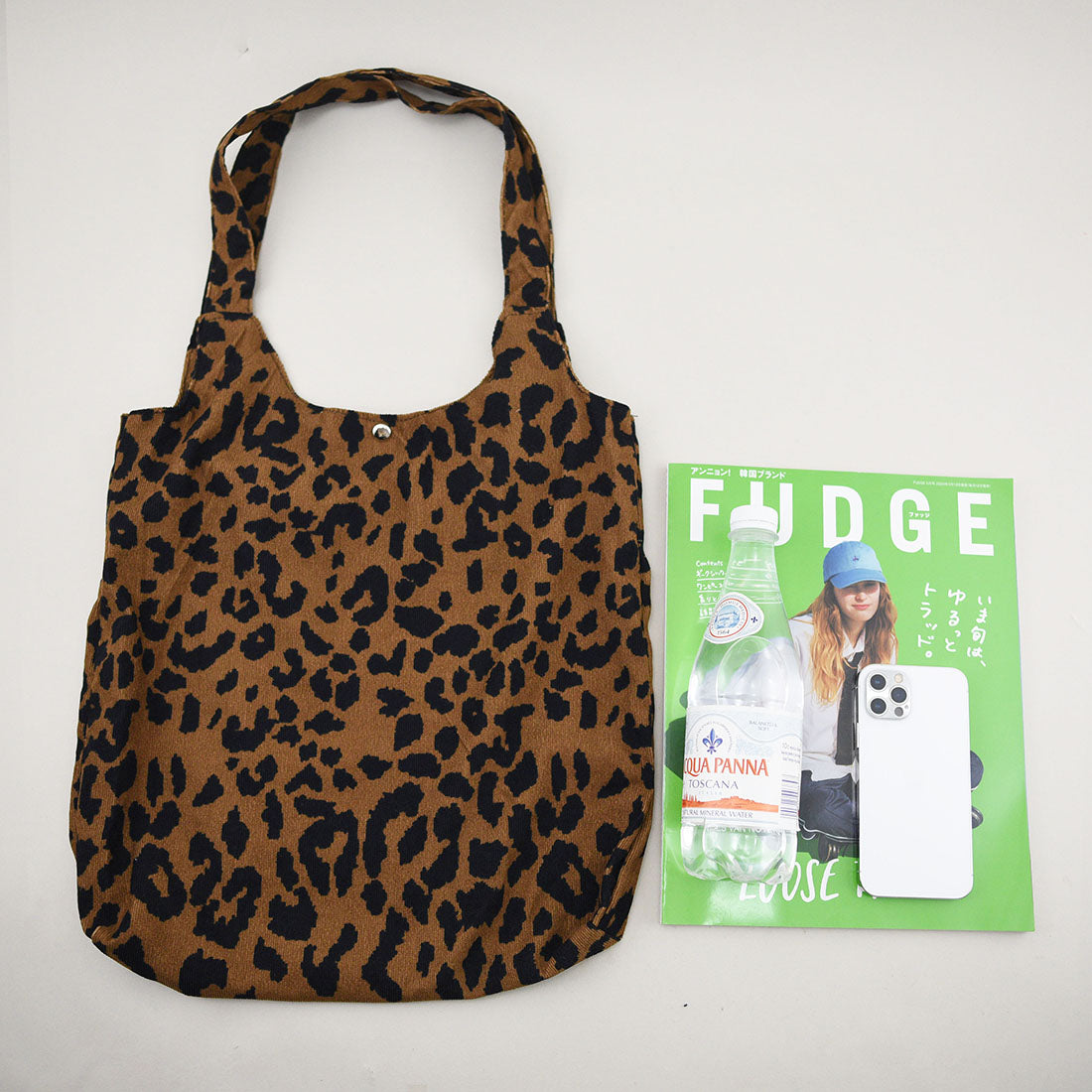 Styiro leopard print tote bag