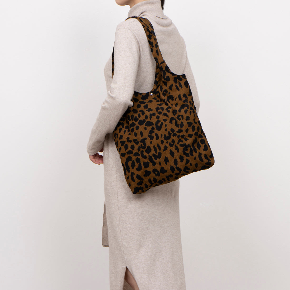 Styiro leopard print tote bag