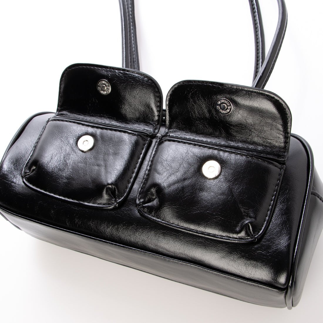 Styro Long Handle Double Pocket Boston Bag