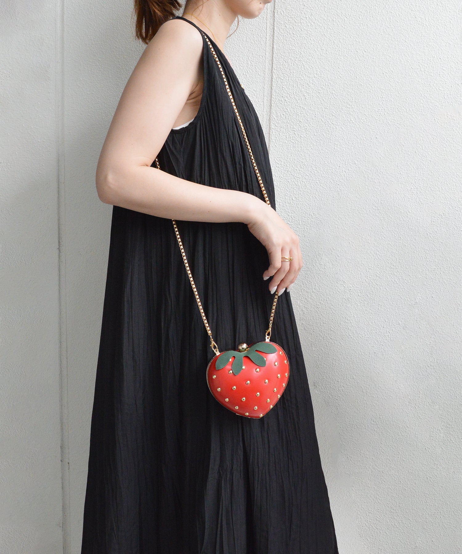 スタイロ styiro ストロベリーシェイプバッグ （レッド） レッド