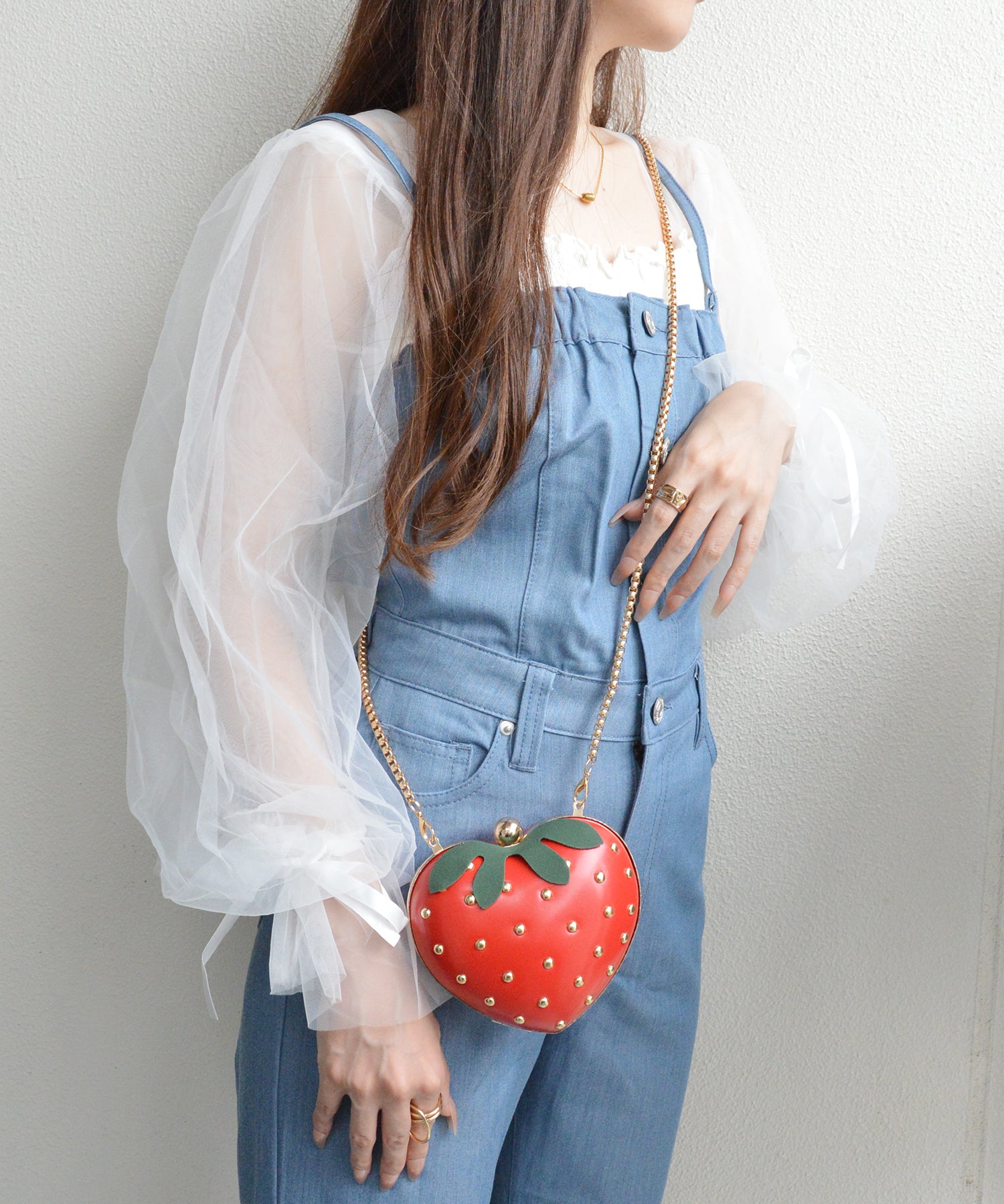 スタイロ styiro ストロベリーシェイプバッグ （レッド） レッド