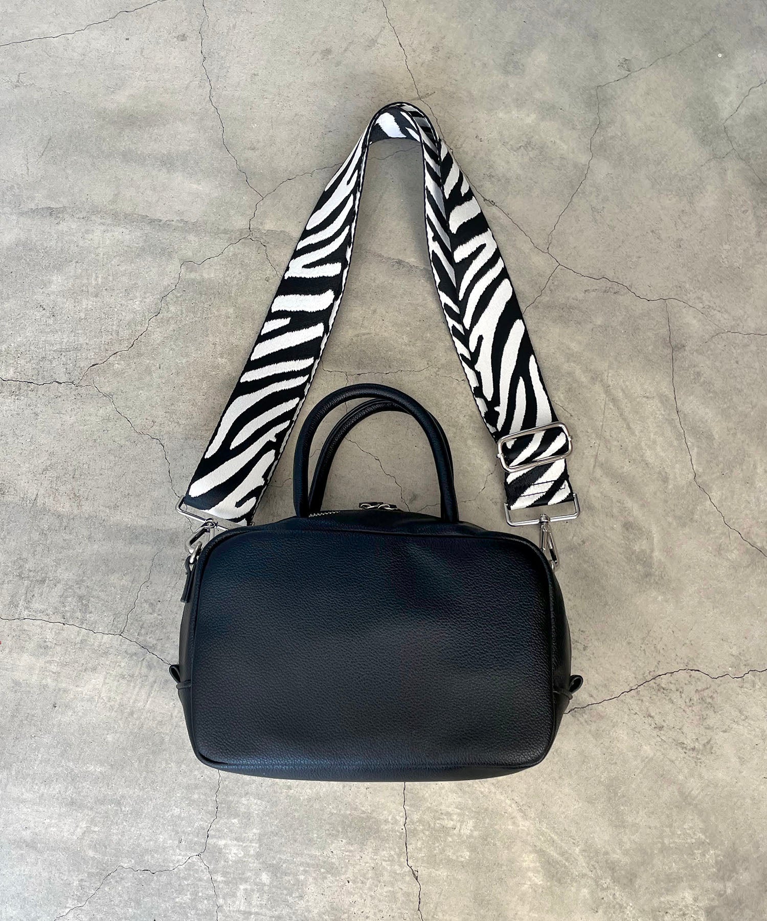 スタイロ styiro ゼブラ柄替えショルダー （ブラック） ブラック