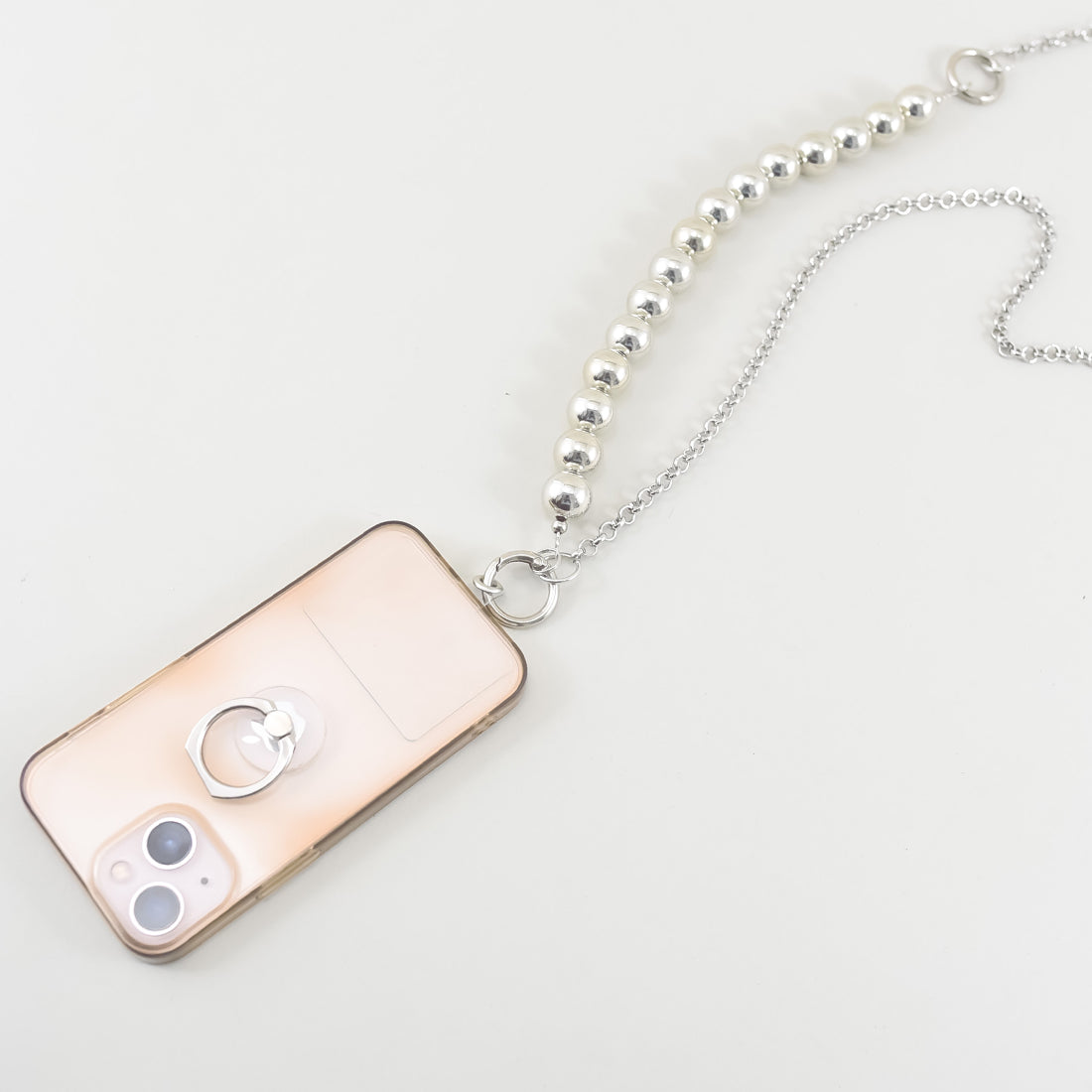 スタイロ styiro 3wayボールスマホチェーン シルバー