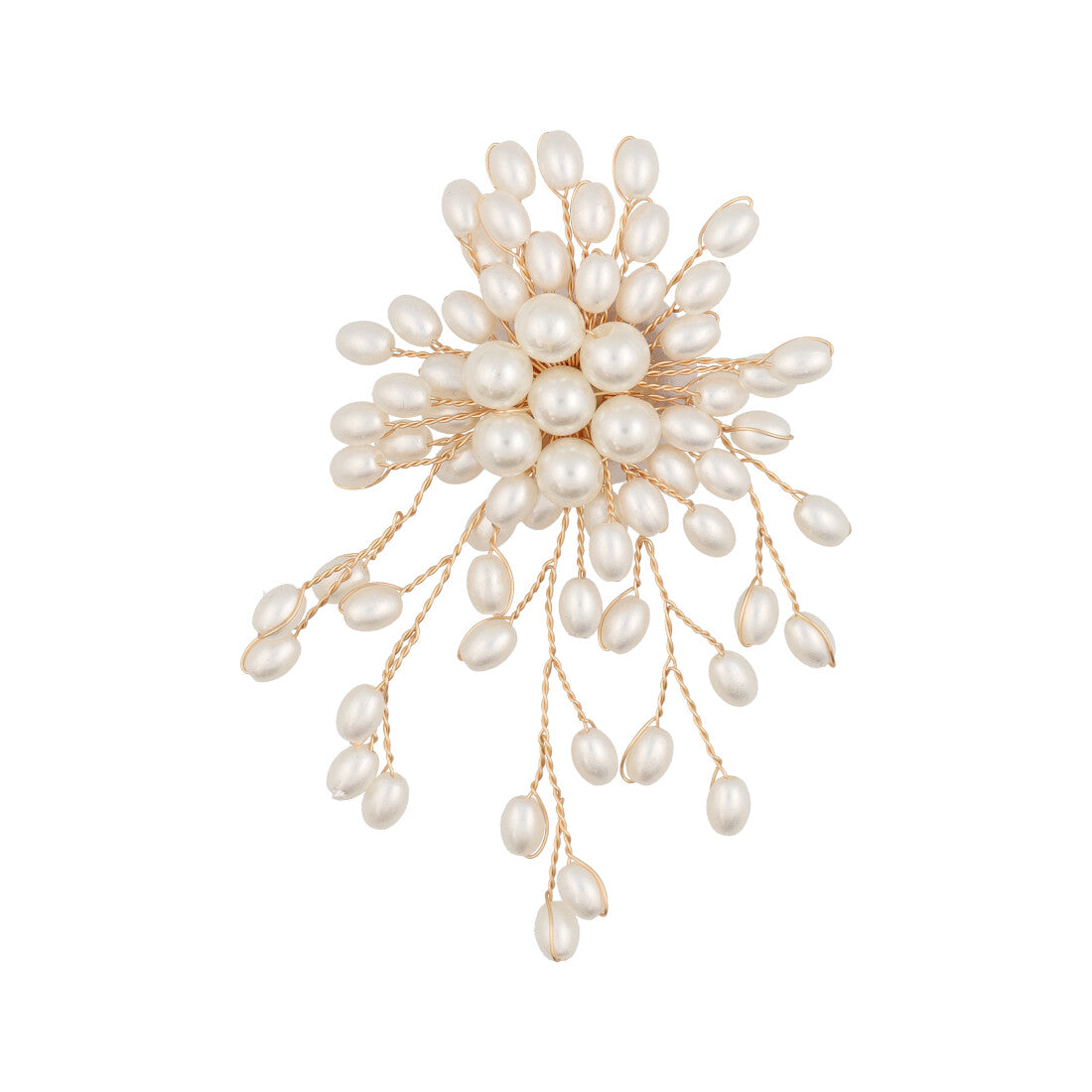 Styro Styiro Pearl Willow Brooch