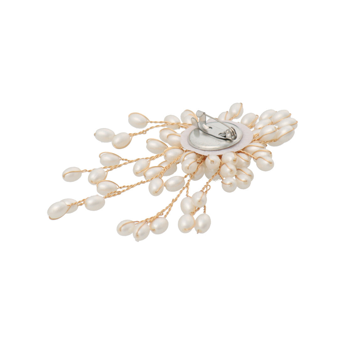 Styro Styiro Pearl Willow Brooch