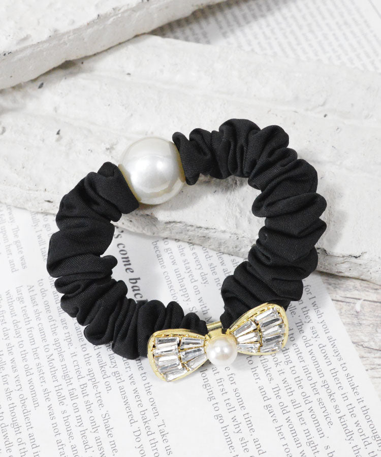 スタイロ styiro ビジューくしゅくしゅヘアゴム （ブラック1） ブラック1