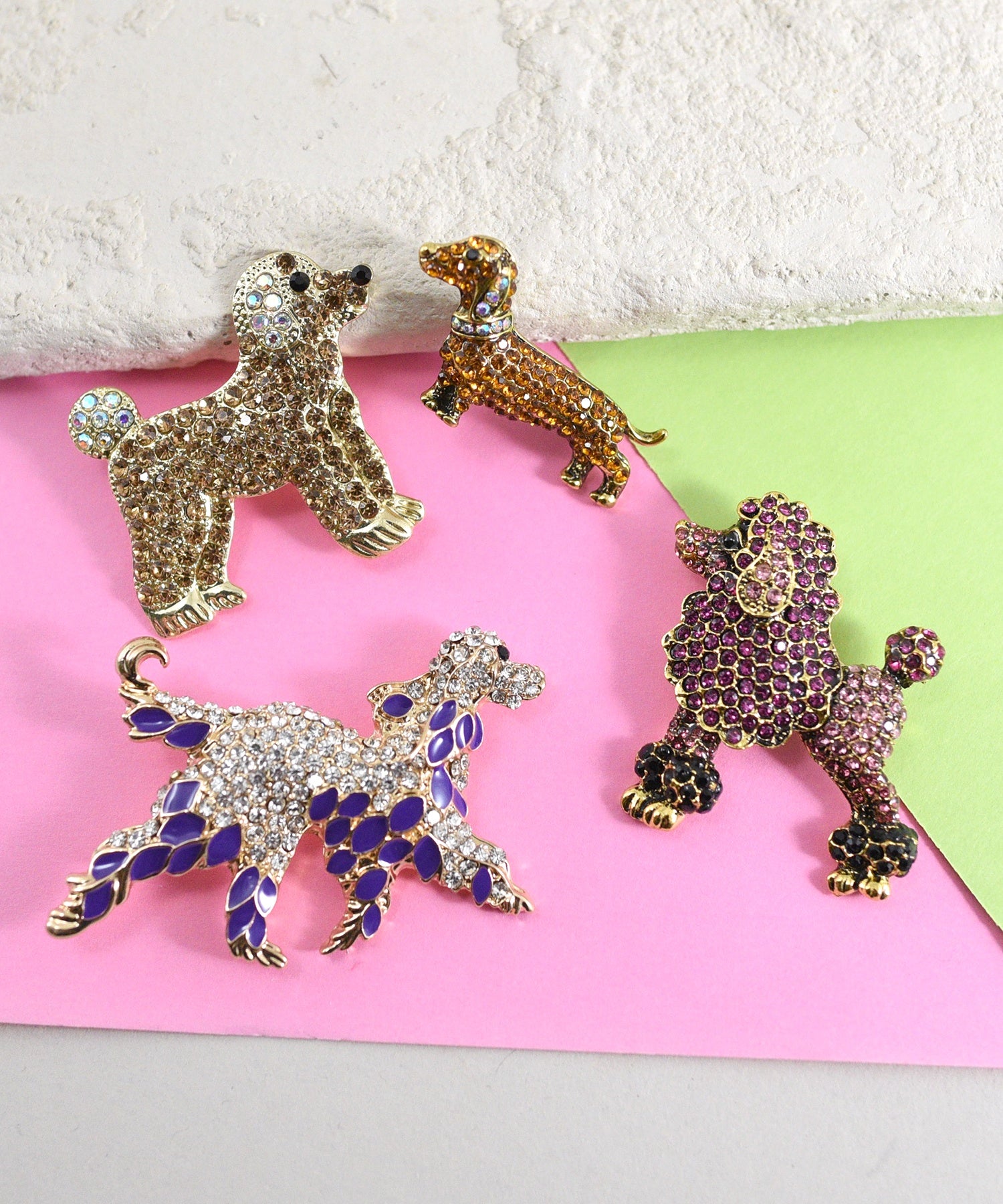 スタイロ styiro トイプードルブローチ （ゴールド） ゴールド