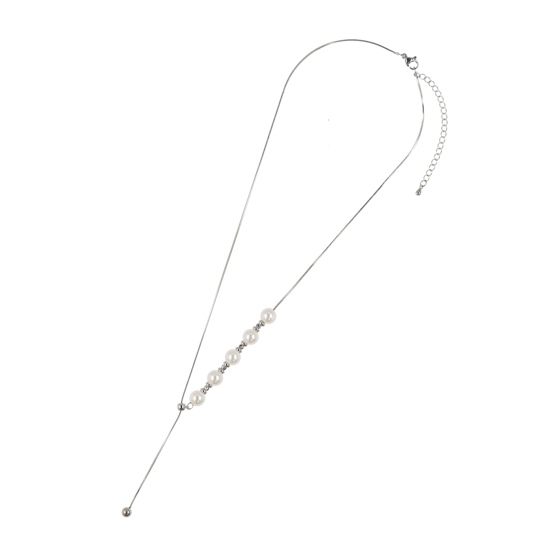 スタイロ styiro ニッケルフリー シルバー×パールビジューネックレス （アソート5） アソート5