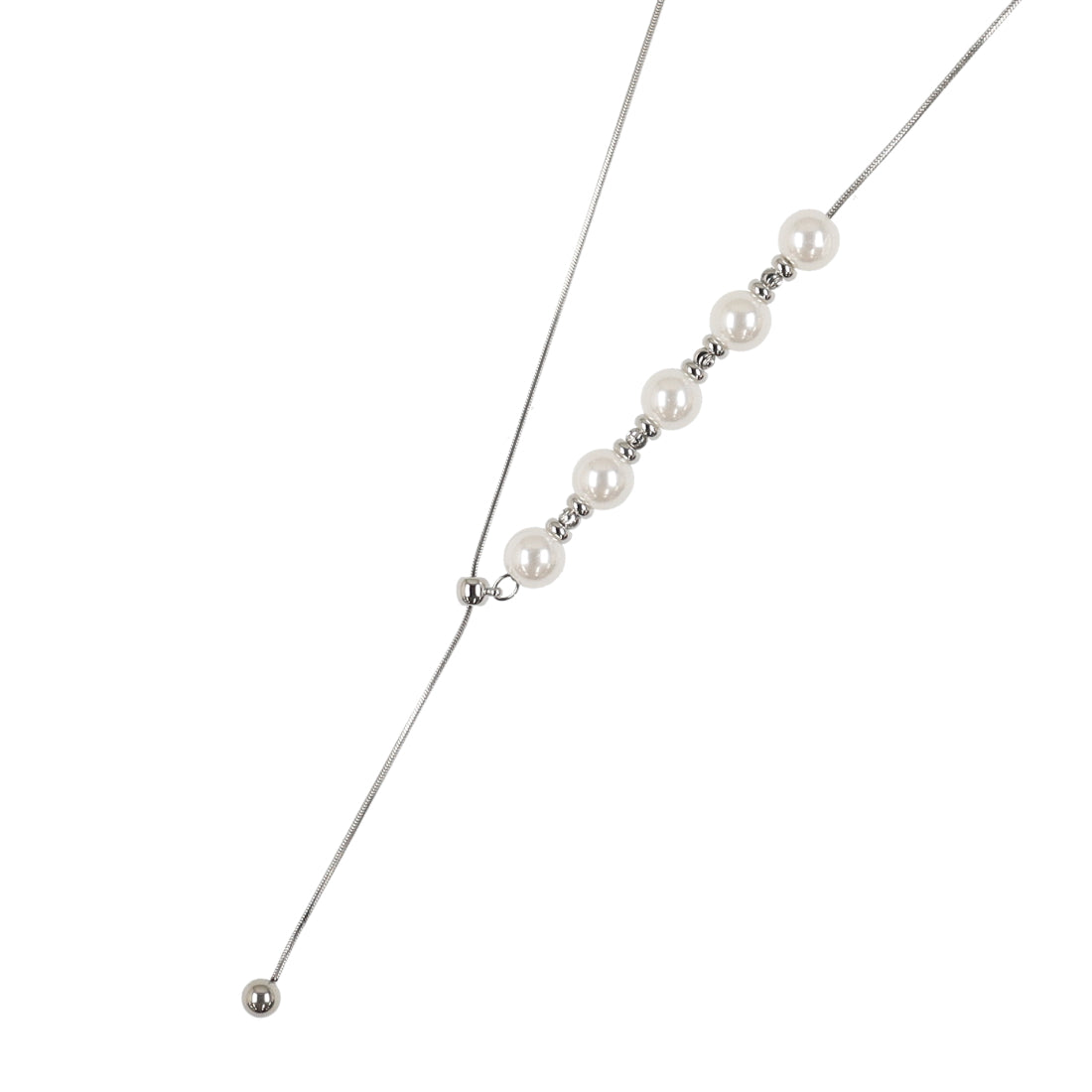 スタイロ styiro ニッケルフリー シルバー×パールビジューネックレス （アソート5） アソート5