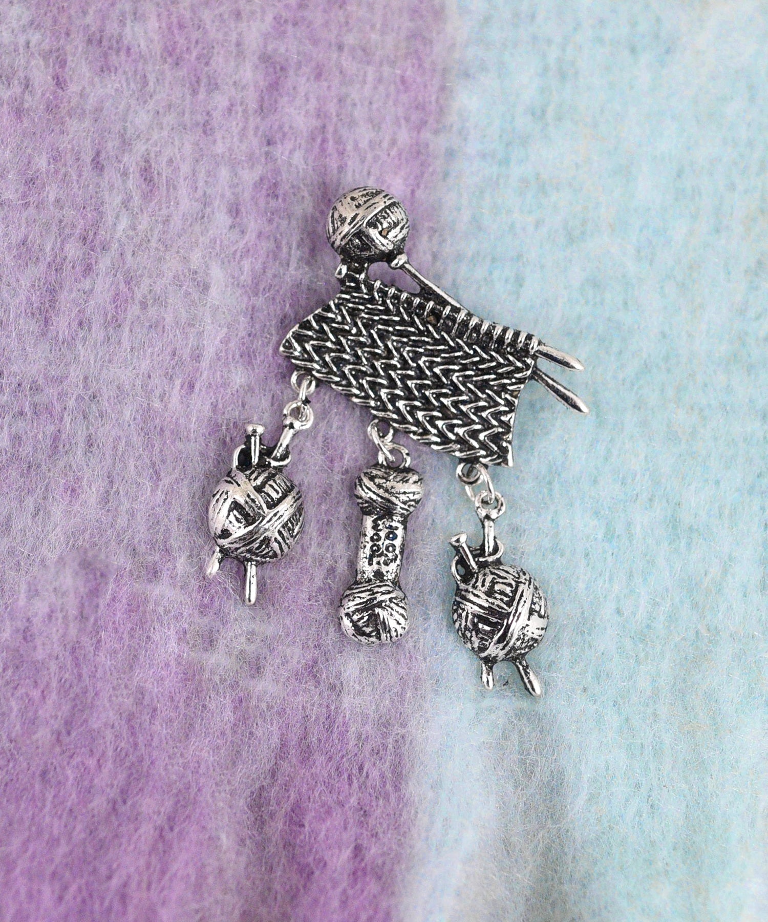 スタイロ styiro Knit & Purl broach （シルバー） シルバー