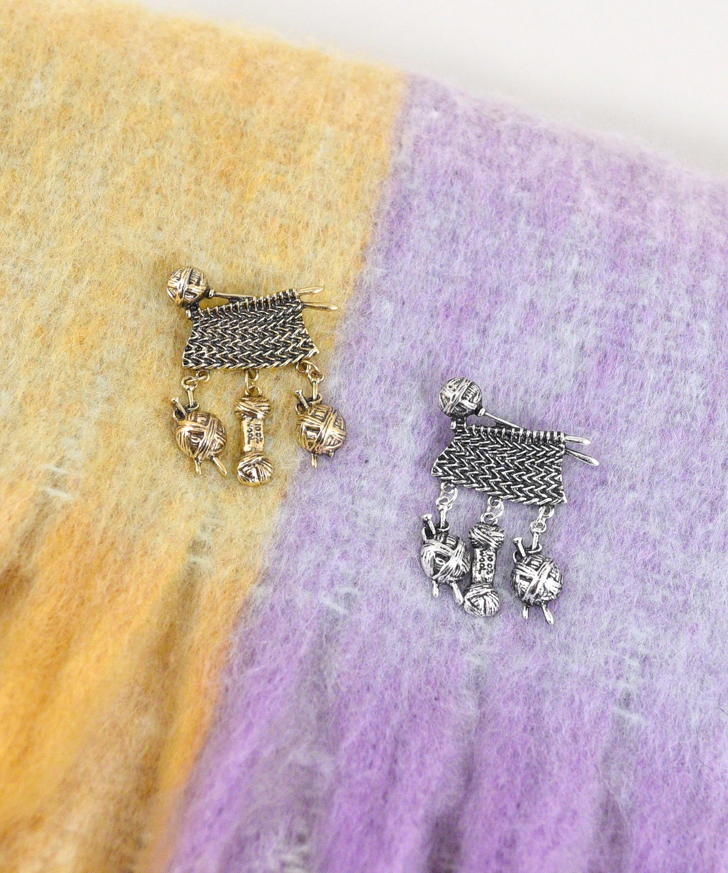 スタイロ styiro Knit & Purl broach （シルバー） シルバー