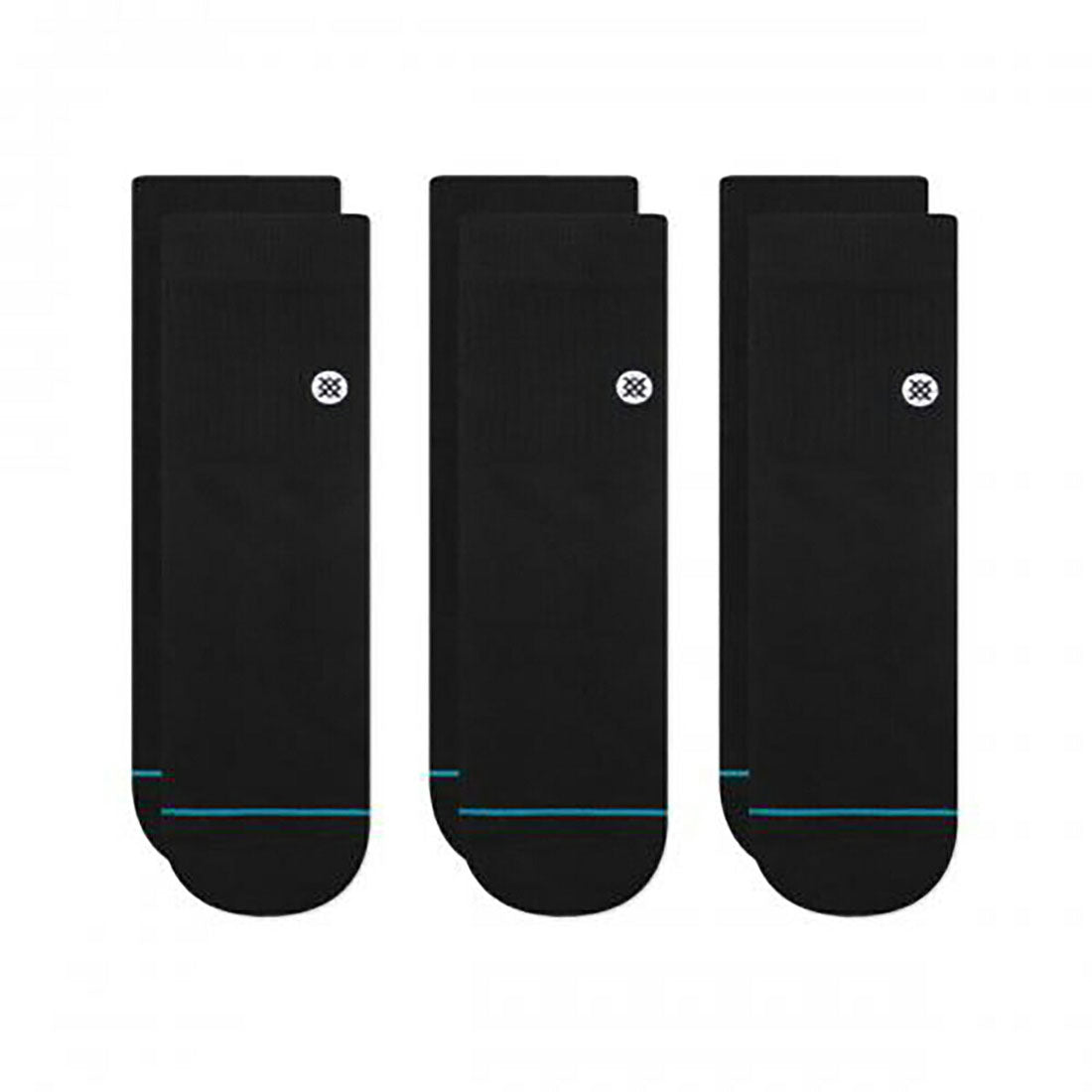 スタンス STANCE STANCE ICON QUARTER 3 PACK（スタンス アイコン クォーター 3パック） （BLACK） BLACK