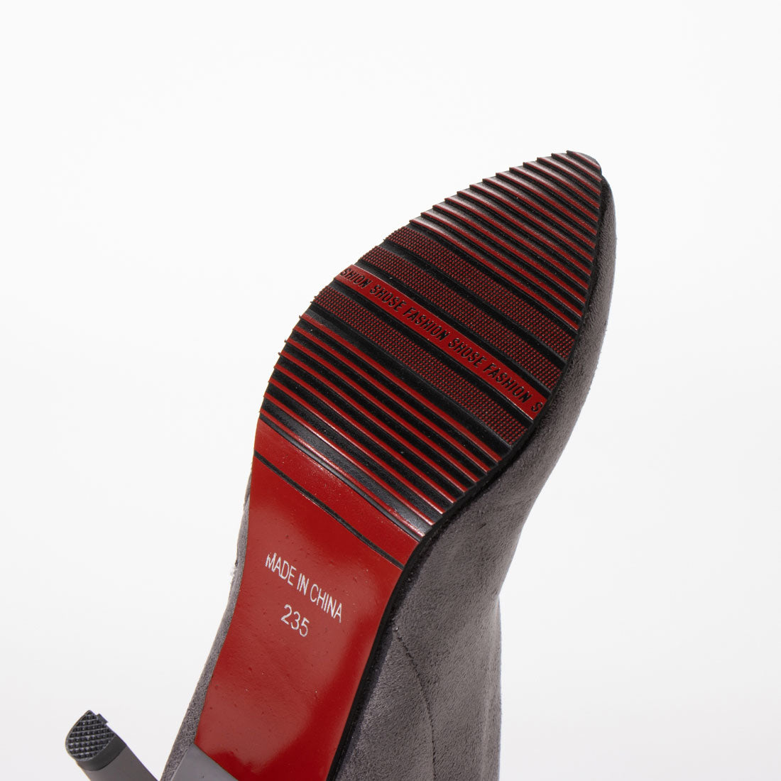 STYLEBLOCK V-cut side zipper pin heel short boots