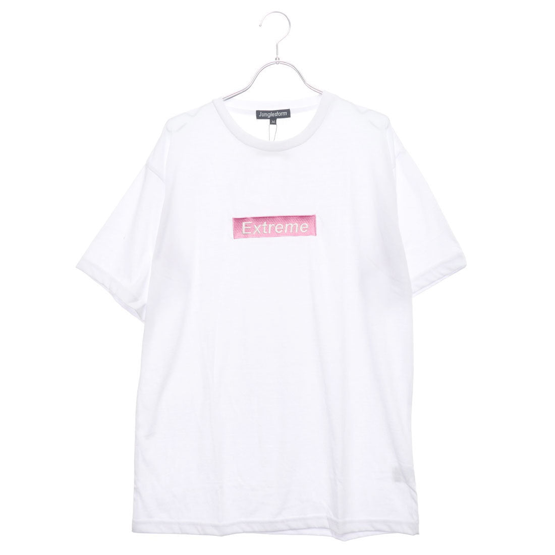 スタイルブロック STYLEBLOCK ビッグシルエットドロップショルダーボックスロゴ胸刺繍半袖Tシャツカットソー