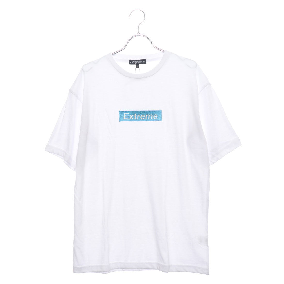 スタイルブロック STYLEBLOCK ビッグシルエットドロップショルダーボックスロゴ胸刺繍半袖Tシャツカットソー