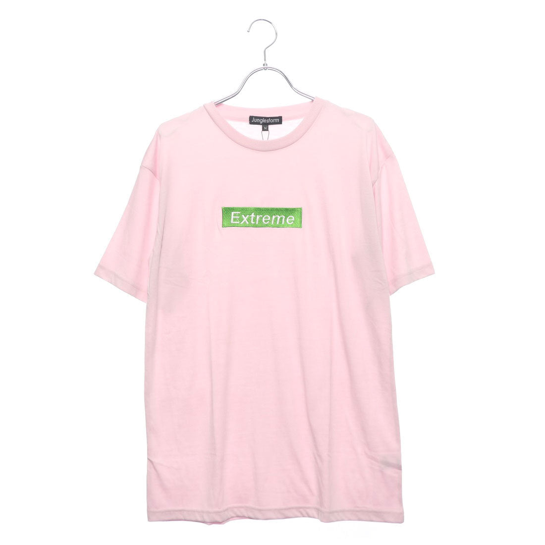 スタイルブロック STYLEBLOCK ビッグシルエットドロップショルダーボックスロゴ胸刺繍半袖Tシャツカットソー