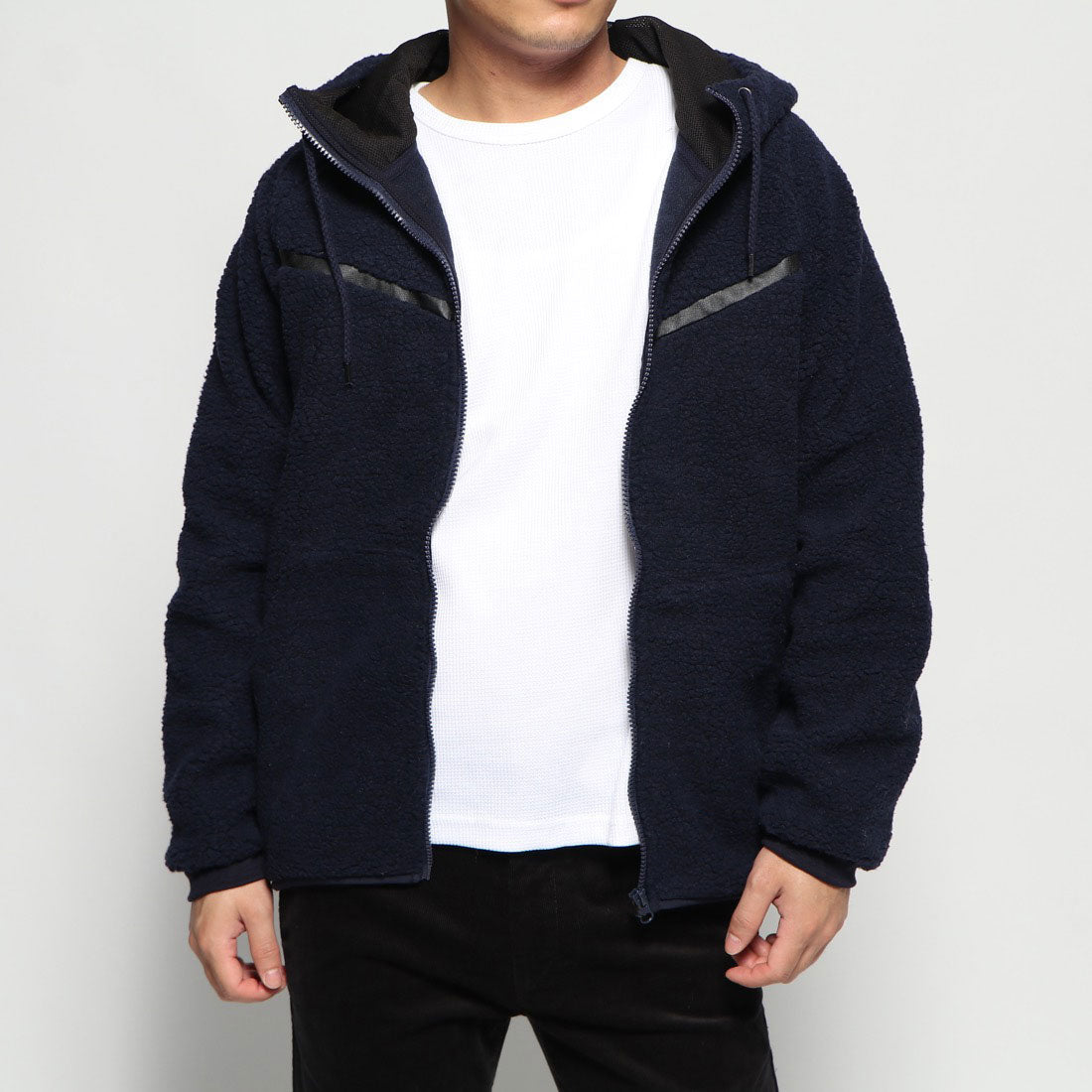 スタイルブロック STYLEBLOCK シープボアZIPパーカー
