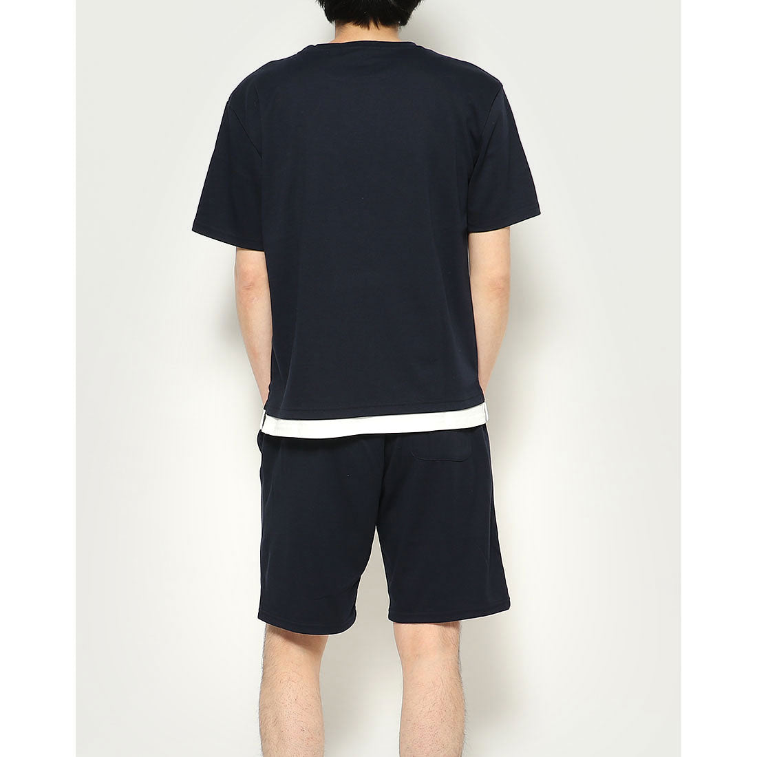スタイルブロック STYLEBLOCK スムースTシャツ＆ショートパンツ上下セットアップ