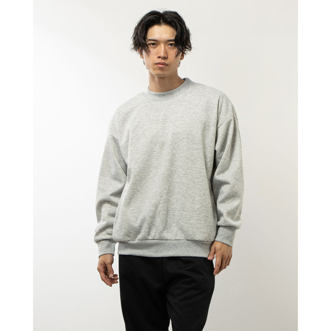 スタイルブロック STYLEBLOCK INSIDEボアBIGトレーナー （杢グレー） 杢グレー