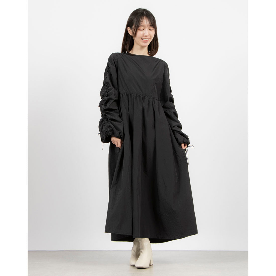 スタイルブロック STYLEBLOCK Nタフタドロストワンピース