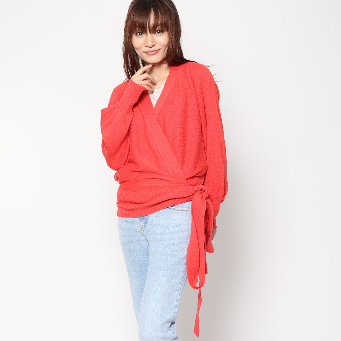 スタイルブロック STYLEBLOCK カシュクールカーディガン