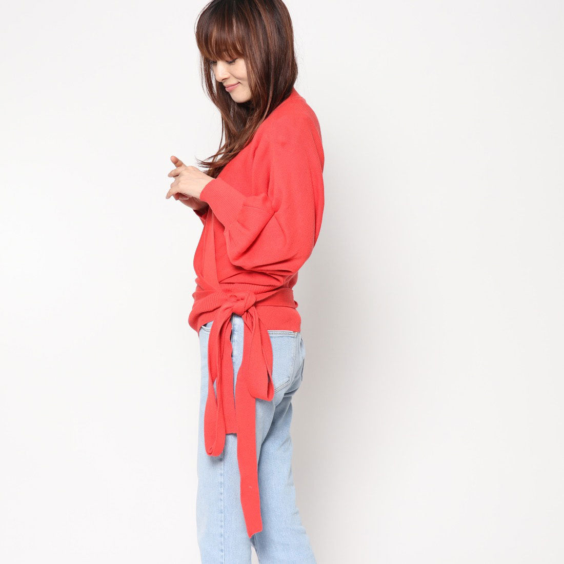 スタイルブロック STYLEBLOCK カシュクールカーディガン