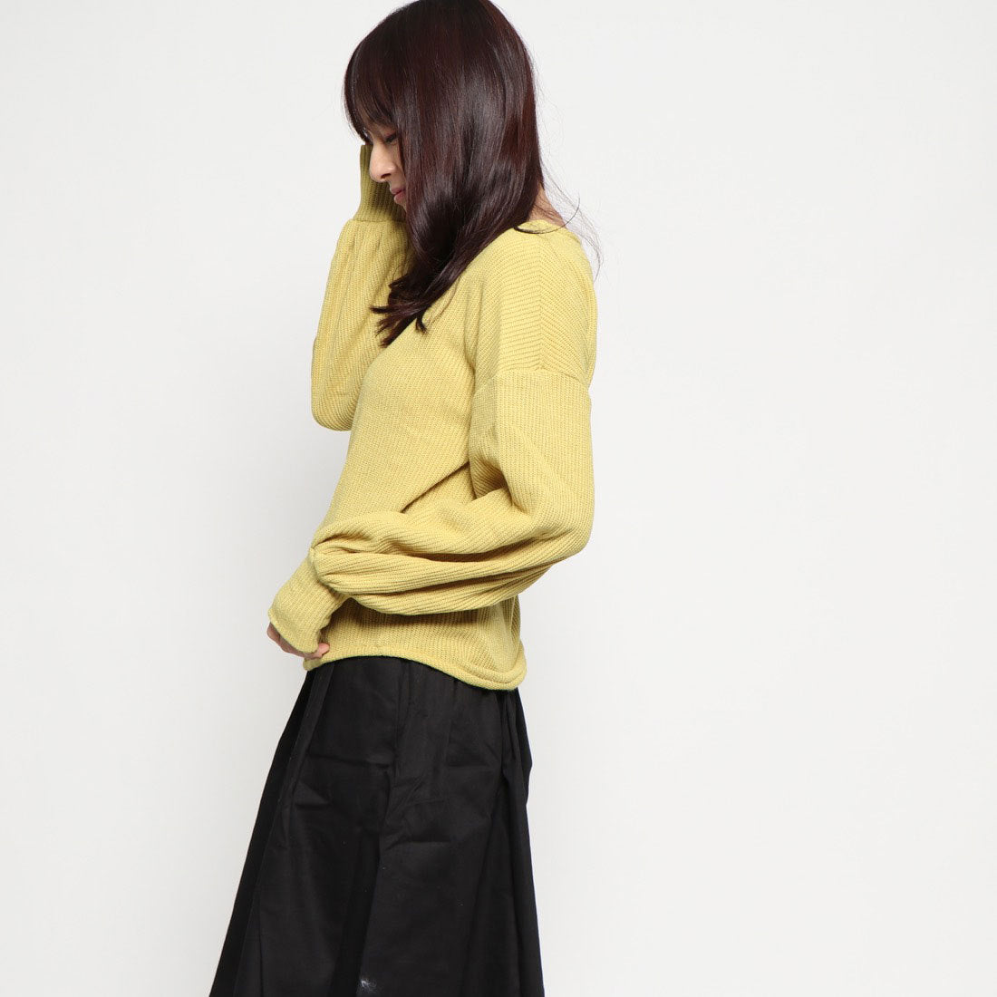 スタイルブロック STYLEBLOCK ヘア糸ニットソープルオーバー