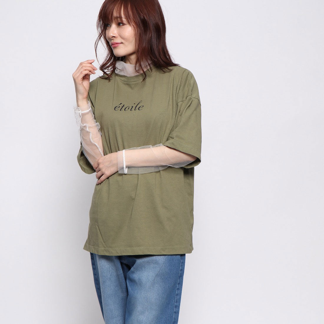 STYLEBLOCK Tenjiku T-shirt x Tulle Inner Set