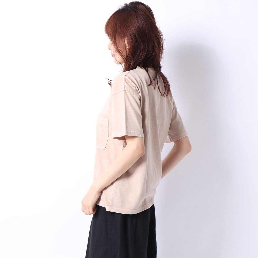 スタイルブロック STYLEBLOCK 天竺ピグメント加工Tシャツ
