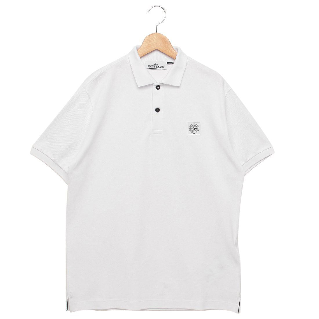 ストーンアイランド STONE ISLAND Tシャツ カットソー Compassパッチ ポロシャツ ホワイト メンズ STONE ISLAND K1S15 220002R S0039 V0001 （WHITE） WHITE