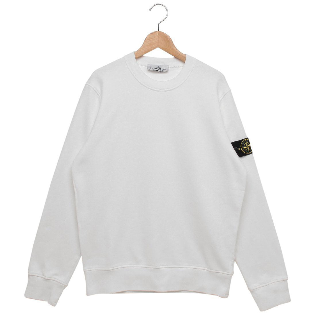 ストーンアイランド STONE ISLAND スウェット クルーネック リブディテール トレーナー ホワイト メンズ STONE ISLAND K1S15 6100044 S0051 V0001 （WHITE） WHITE