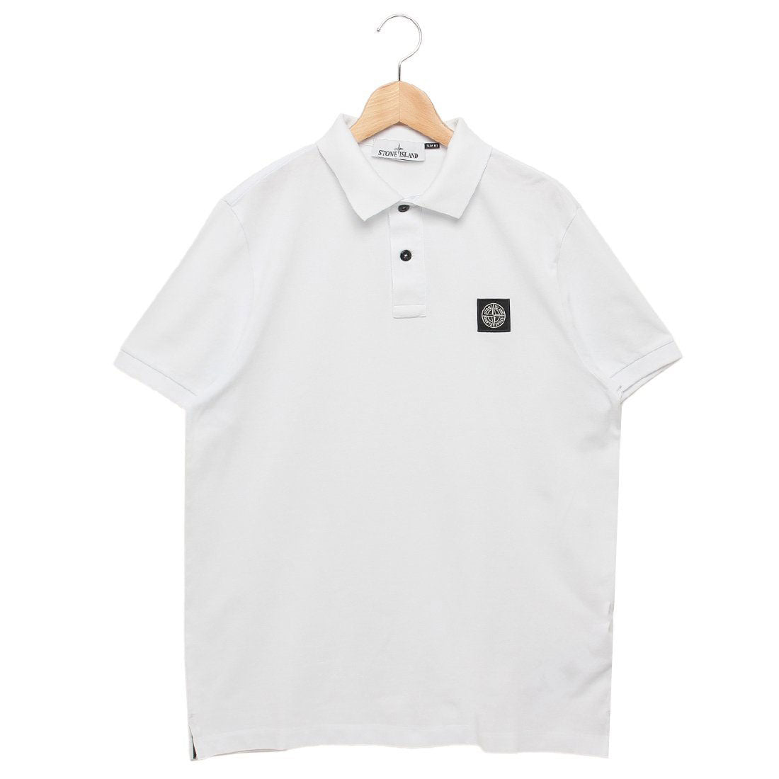 ストーンアイランド STONE ISLAND Tシャツ カットソー Compassパッチ ポロシャツ ホワイト メンズ STONE ISLAND K1S15 22002SC S0017 V1001 （WHITE） WHITE