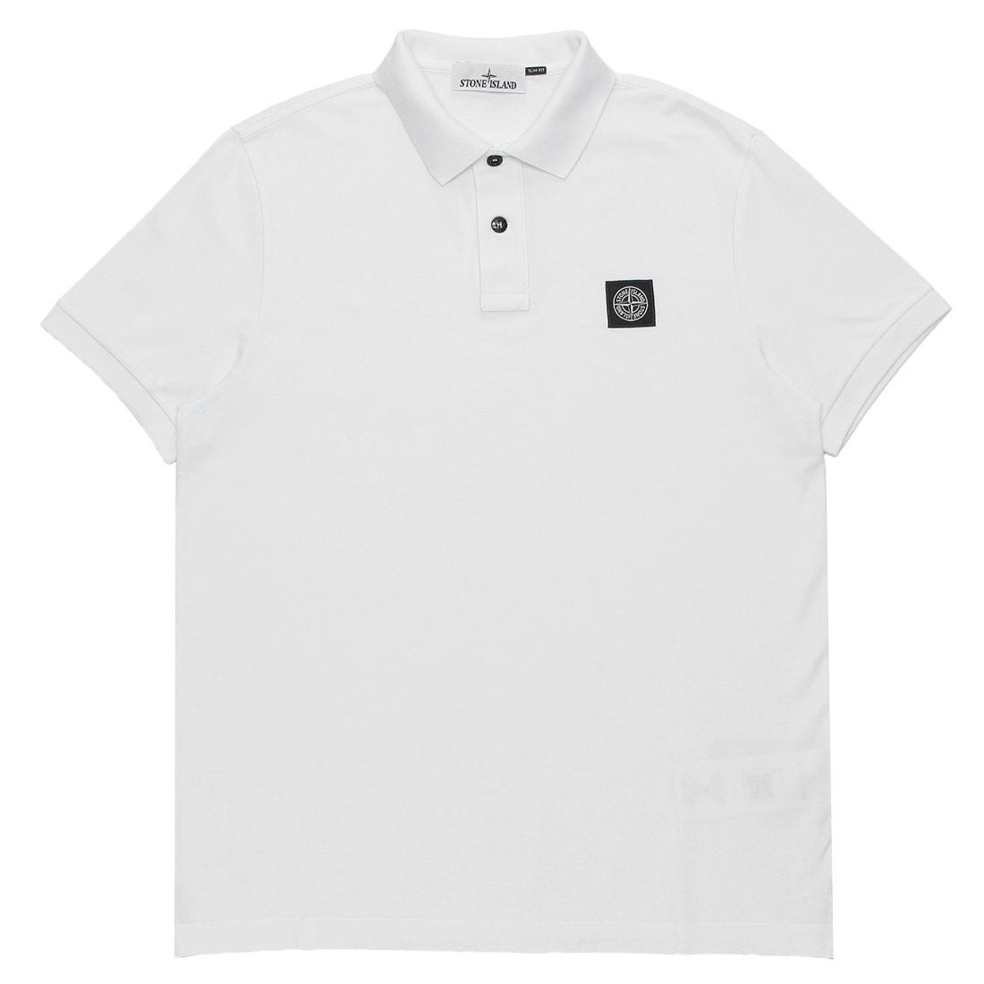 ストーンアイランド STONE ISLAND Tシャツ カットソー Compassパッチ ポロシャツ ホワイト メンズ STONE ISLAND K1S15 22002SC S0017 V1001 （WHITE） WHITE