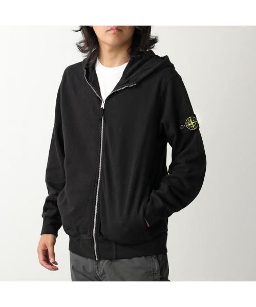 ストーンアイランド STONE ISLAND STONE ISLAND パーカー 6100021 S0060 ジップアップ （V0029/ブラック） V0029/ブラック