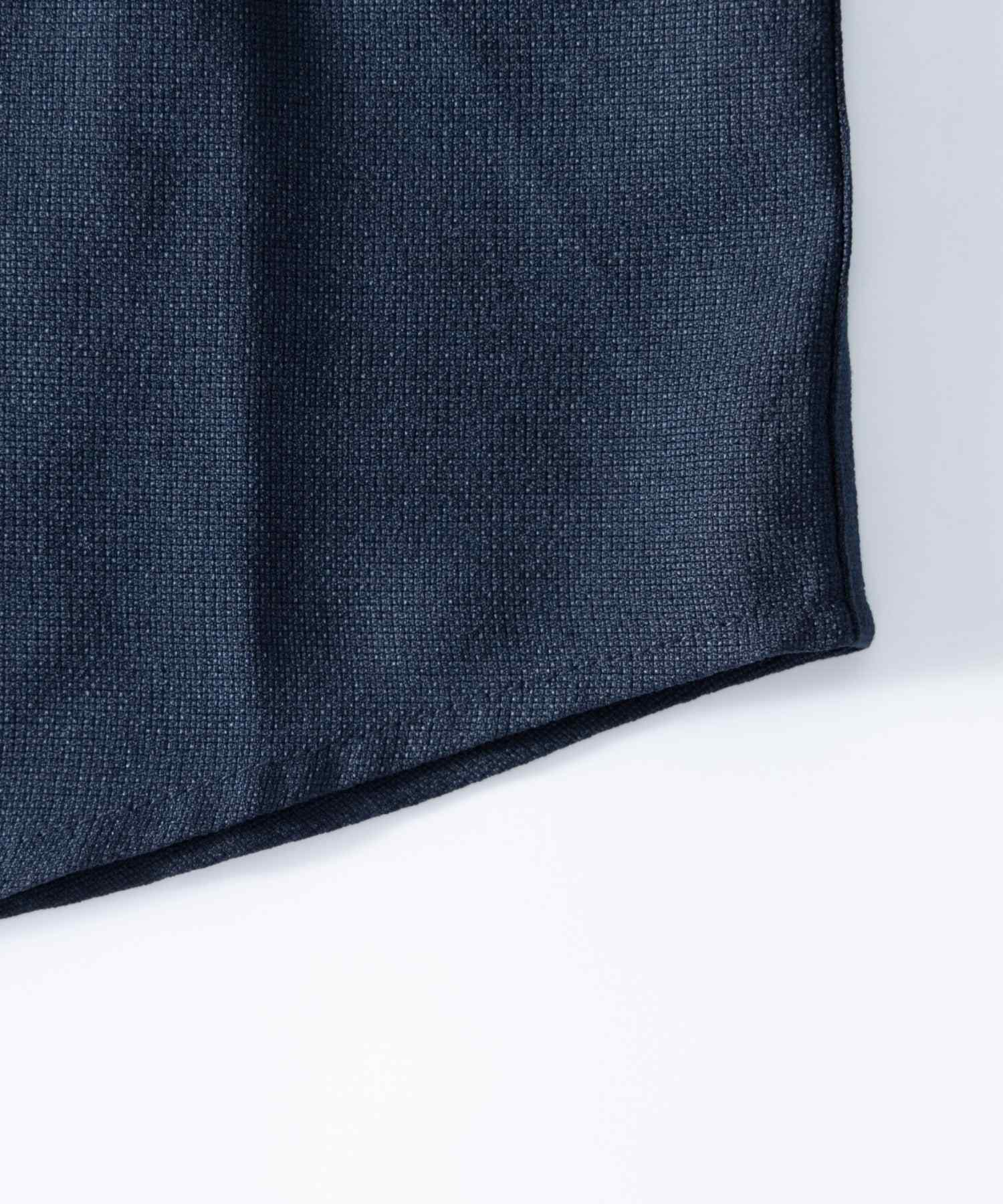 ナイラス Nylaus 接触冷感 レギュラーカラー パナマ織り 7分袖シャツ