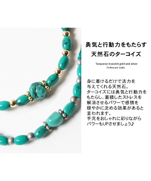 Casual THE CASUAL Buyer's Select Japan-made Turquoise Beads Bracelet