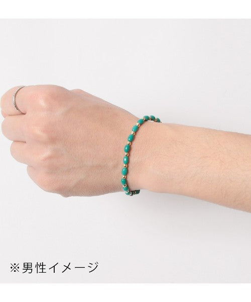 Casual THE CASUAL Buyer's Select Japan-made Turquoise Beads Bracelet