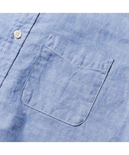 Casual THE CASUAL Upscape Audience Made in Japan Wide Spread Button-Down Short Sleeve Shirt