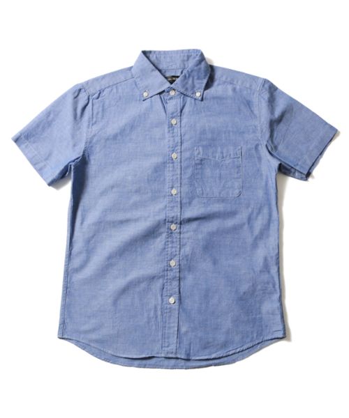 Casual THE CASUAL Upscape Audience Made in Japan Wide Spread Button-Down Short Sleeve Shirt