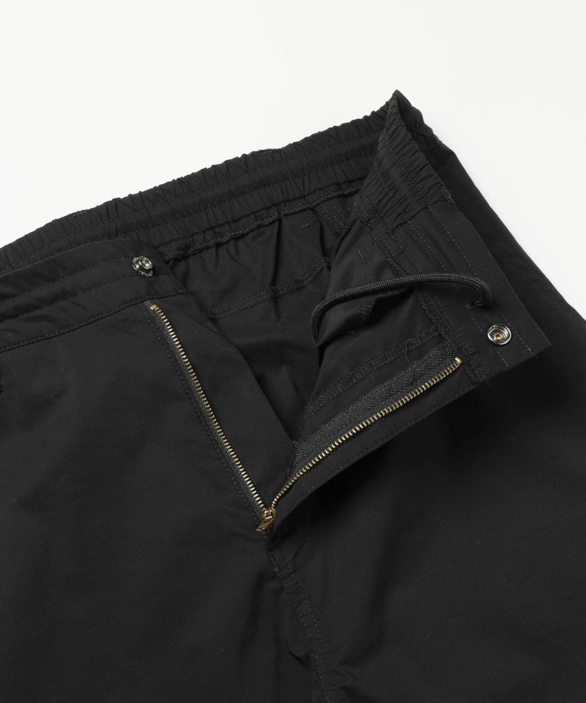 カジュアル THE CASUAL LUXE/R ベルトループ付き ストレッチ 布帛 裾 リブ ジョガーパンツ