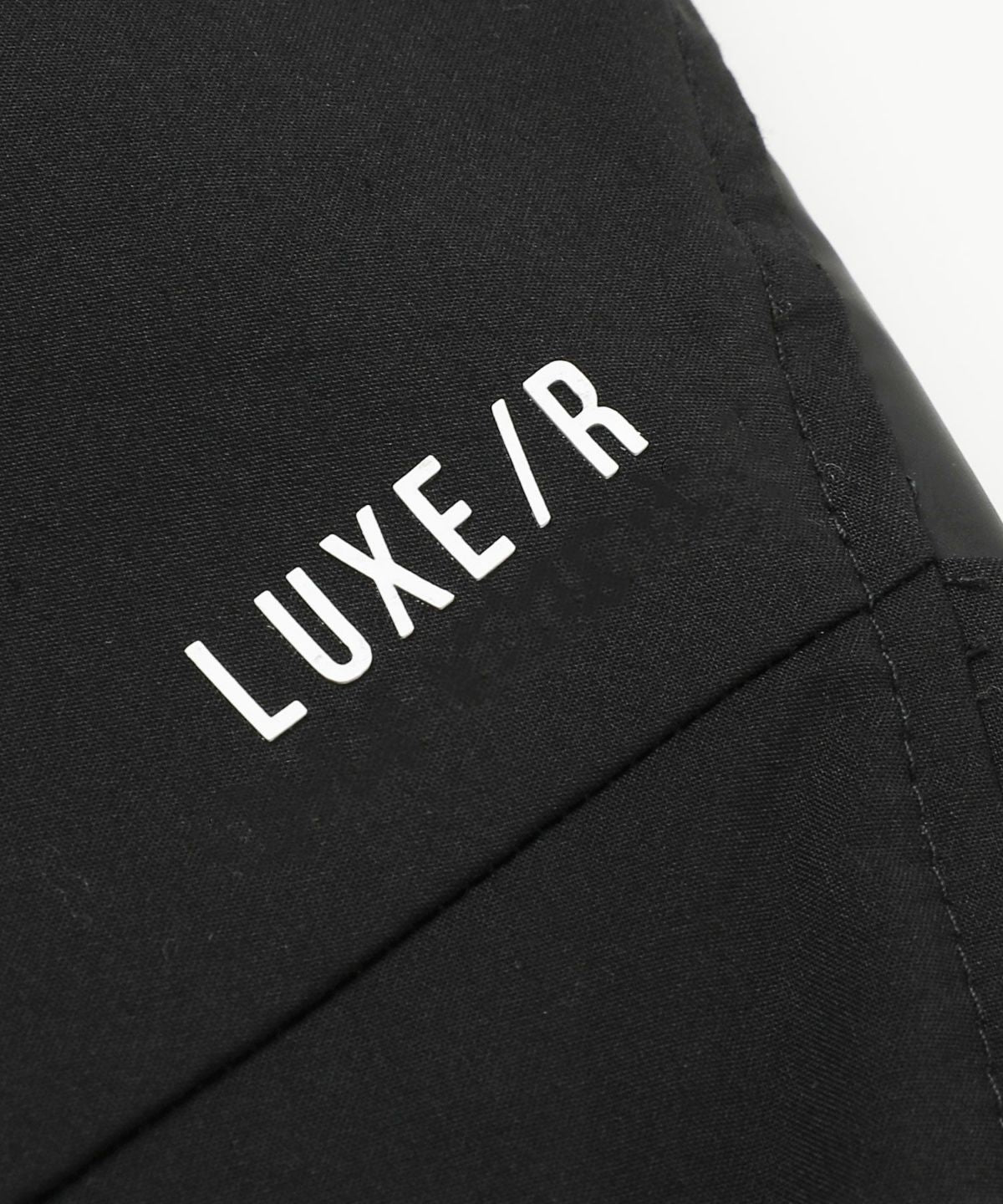 カジュアル THE CASUAL LUXE/R ベルトループ付き ストレッチ 布帛 裾 リブ ジョガーパンツ