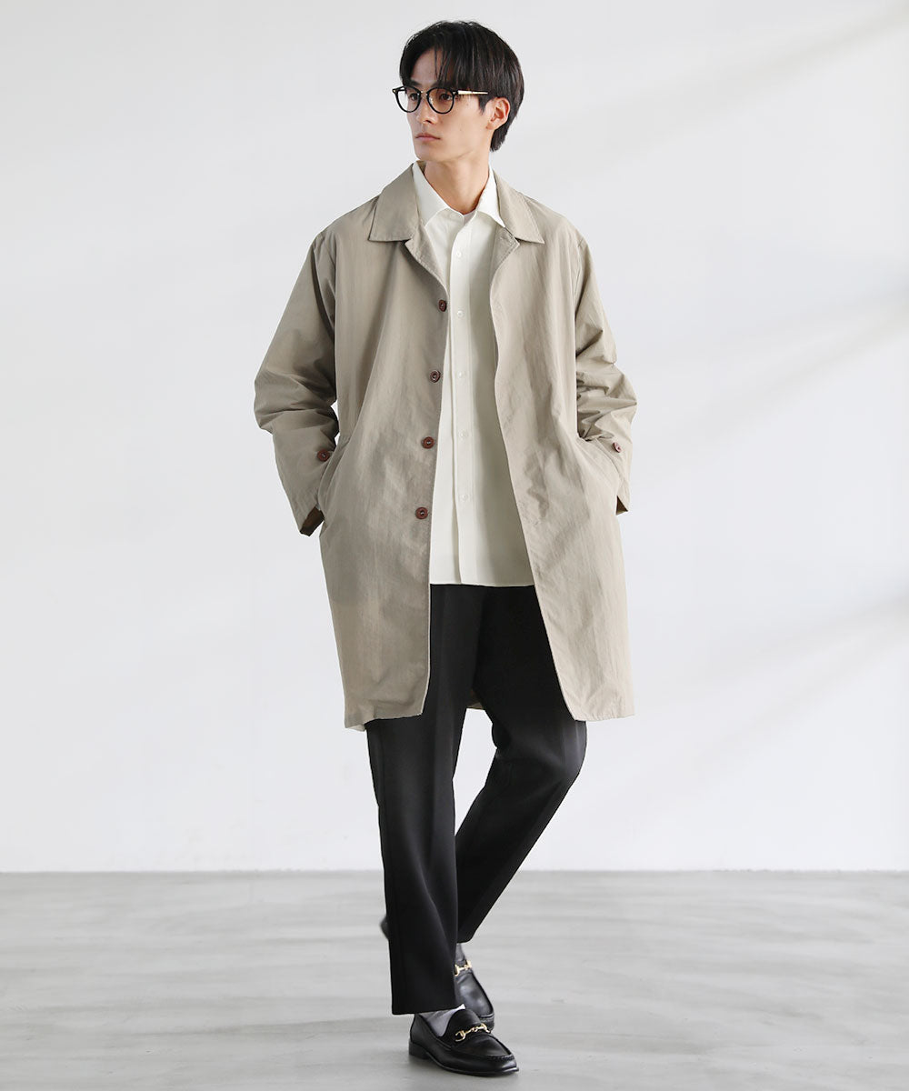 カジュアル THE CASUAL SPU 日本製LANATECウォッシャブルレギュラーカラーシャツ