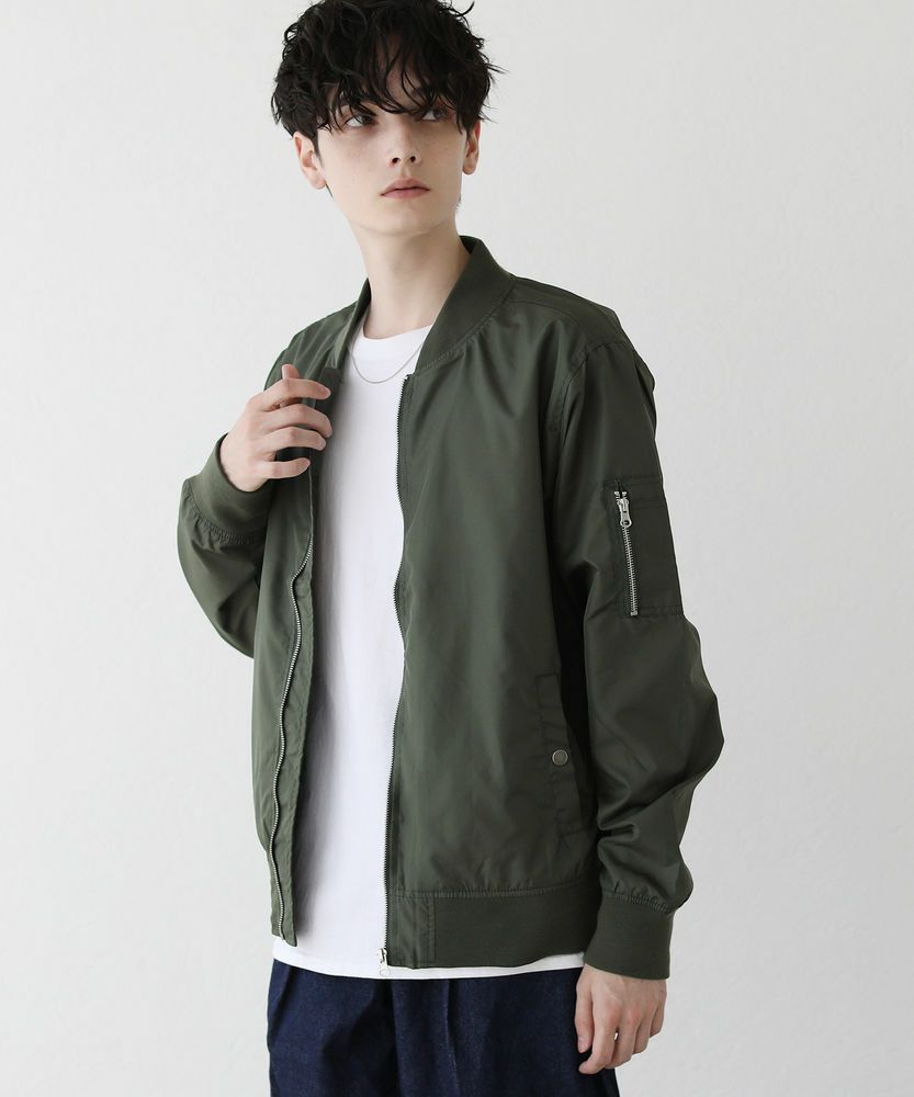 休閒 THE CASUAL ASTRONOMY 聚酯 軍事 MA-1 夾克