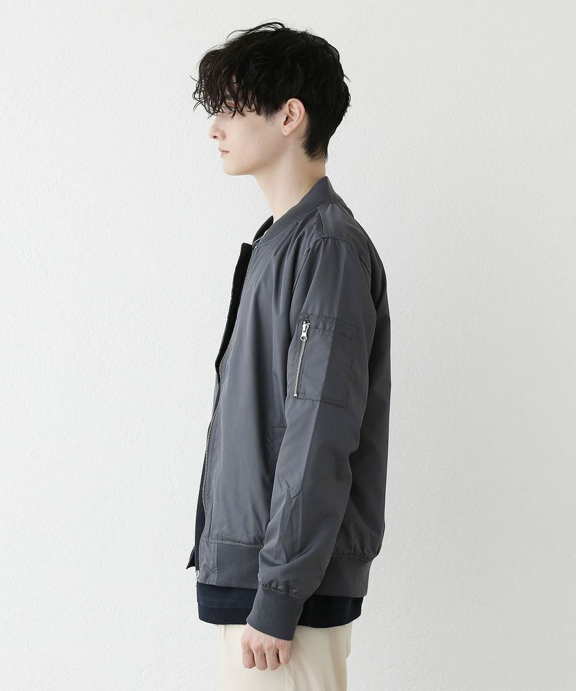 休閒 THE CASUAL ASTRONOMY 聚酯 軍事 MA-1 夾克