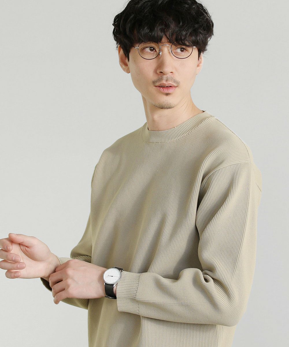 カジュアル THE CASUAL SPU 4WAYストレッチウォッシャブルニット （ブルーグレー） ブルーグレー